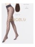 Veil Dots panty met stippenprint in 30 denier - Chocoladebruin