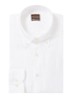Regular fit overhemd van linnen met button down-kraag - Wit