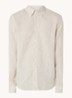 Regular fit overhemd van linnen met button down-kraag - Beige