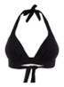 Donia halter bikinitop - Zwart