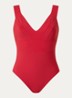 Pipper badpak met V-hals - Rood