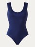 Soya 11 badpak met gekruiste banden  - Donkerblauw