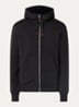 Charlie sweatvest met logoborduring - Zwart
