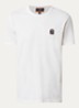 Elio T-shirt met logoborduring - Gebroken wit