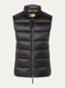 Jeordie bodywarmer met donsvulling - Zwart