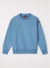 K2 sweater met ronde hals - Staalblauw