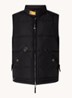Kobuk gewatteerde bodywarmer met donsvulling - Zwart