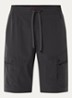 Morar straight fit korte broek met steekzakken - Antraciet