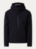 Nivek 2.0 softshell jack met capuchon - Zwart