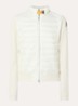 Rosy sweatvest met gewatteerd voorpand - Lichtgroen