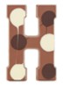 Chocoladeletter Melk gevlekt 190 gram - A t/m Z - H