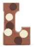 Chocoladeletter Melk gevlekt 190 gram - A t/m Z - L