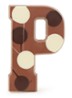 Chocoladeletter Melk gevlekt 190 gram - A t/m Z - P
