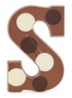 Chocoladeletter Melk gevlekt 190 gram - A t/m Z - S