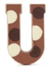 Chocoladeletter Melk gevlekt 190 gram - A t/m Z - U