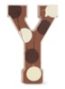 Chocoladeletter Melk gevlekt 190 gram - A t/m Z - Y