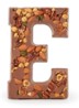 Chocoladeletter Melk met noten 185 gram - A t/m Z - E