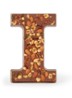 Chocoladeletter Melk met noten 185 gram - A t/m Z - I
