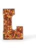 Chocoladeletter Melk met noten 185 gram - A t/m Z - L