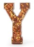 Chocoladeletter Melk met noten 185 gram - A t/m Z - Y