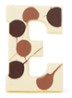 Chocoladeletter Wit gevlekt 190 gram - A t/m Z - E