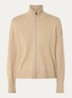 Antares fijngebreid vest in wolblend - Beige