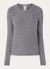 Ciclone fijngebreide pullover met pailletten - Donkergrijs