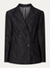 Iliade double-breasted blazer met opgestikte zakken - Zwart