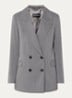Raduno double-breasted blazer met klepzakken - Middengrijs