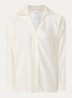 Semi-transparante blouse met strass - Ivoor
