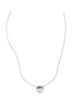 Dot ketting met hanger - Zilver