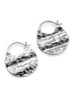 Halo oorhangers - Zilver