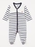 Babypak met streepprint - Gebroken wit