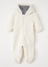 Cahute babypak van teddy - Wit