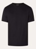 Zole T-shirt met in zijdeblend - Zwart