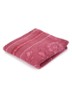 Jasmin Jacquard badhanddoek van katoen - 500 gr/m2 - 55 x 100 cm - Donkerroze