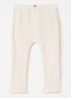 Grofgebreide legging van jersey - Gebroken wit