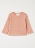 Sweater van jersey - Abrikoos