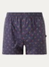 Boxershort met print - Donkerblauw