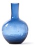 Ball vaas L 50 cm - Blauw