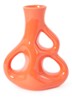 Three Ears vaas 21 cm - Koraalrood