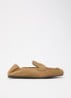Penny loafer van suède - Camel