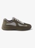America's Cup sneaker met mesh details - Legergroen