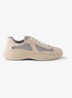 America's Cup sneaker met mesh details - Creme