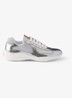 America's Cup sneaker van mesh met metallic finish - Zilver