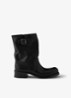Biker boot van kalfsleer - Zwart