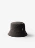 Bucket hoed met logoborduring - Zwart