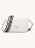 Crossbodytas van leer - Wit