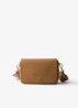 Crossbodytas van leer - Camel