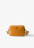 Crossbodytas van leer - Orange